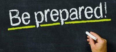 BE PREPARED